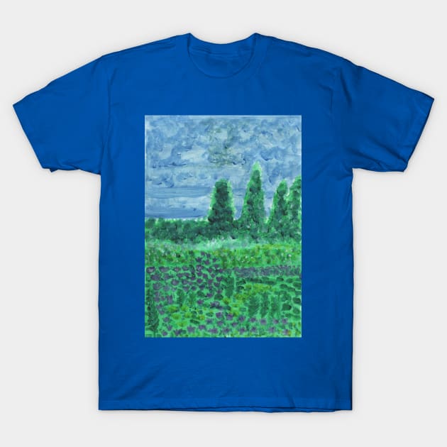 Beautiful Landscape T-Shirt by Mila-Ola_Art